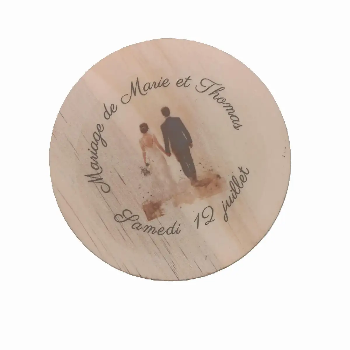 Bougie personnalisée pour mariage, anniversaire, baptême...