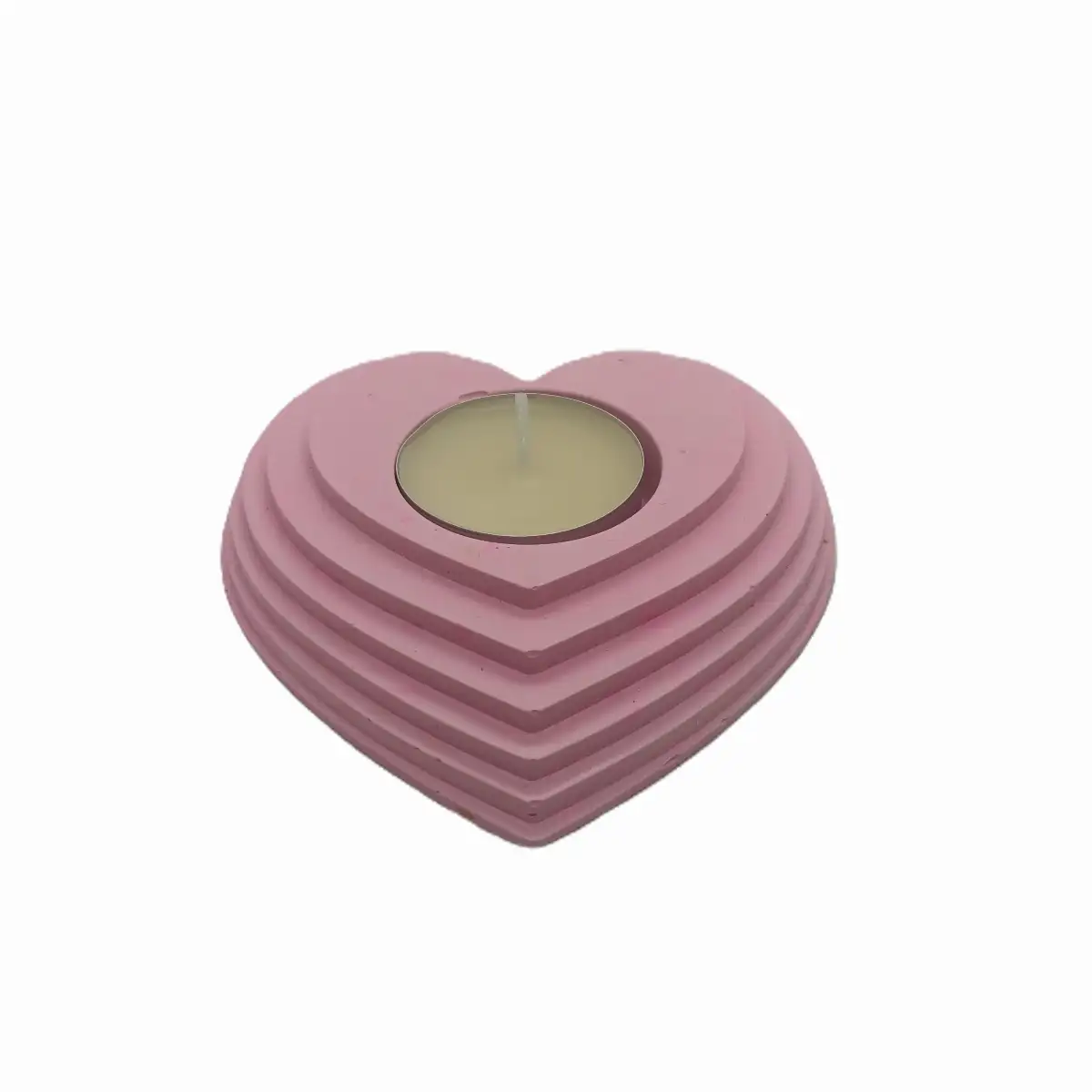 Bougeoir chauffe plat en forme de coeur