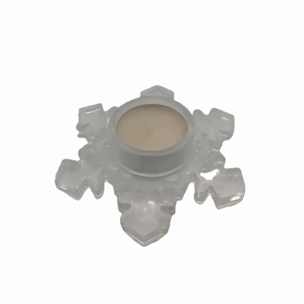 Bougeoir chauffe plat flocon de neige