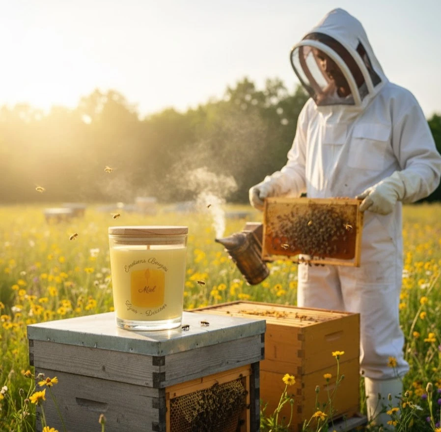 Bougie parfumée Miel