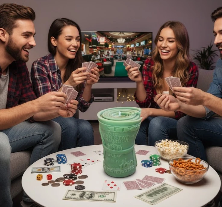 Bougie décorative 100 dollars