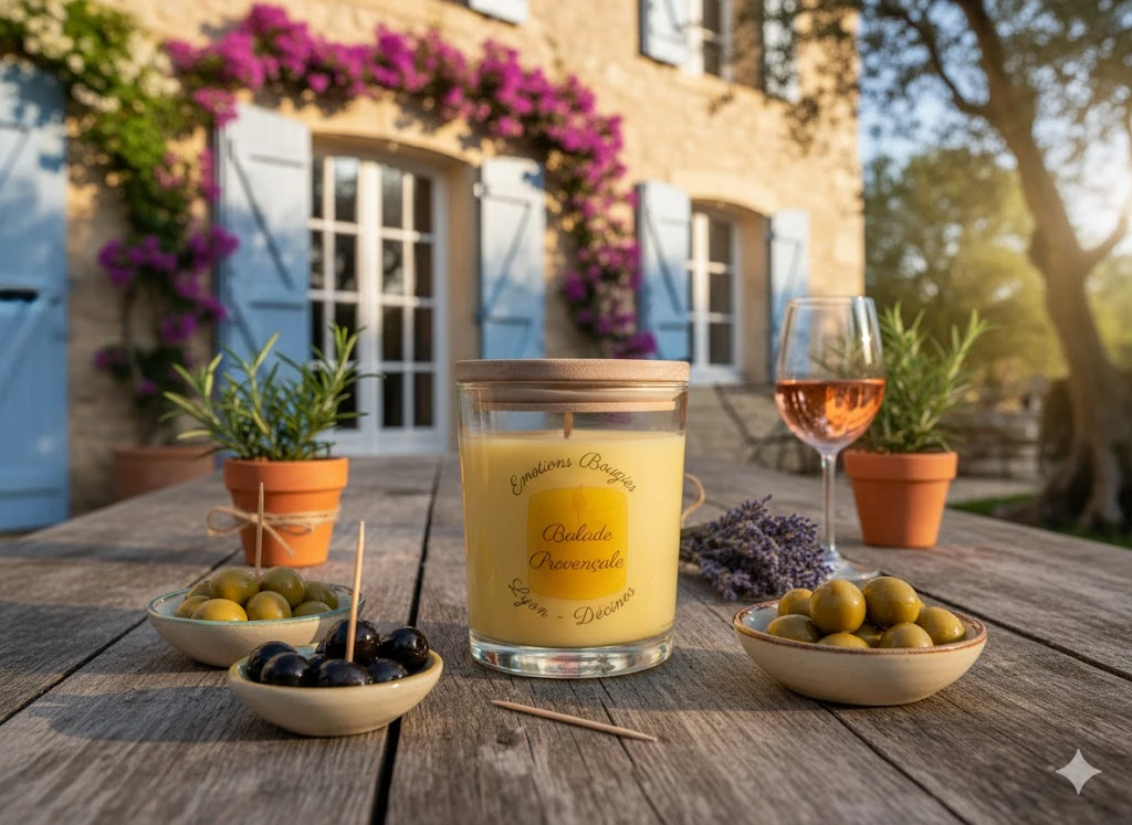 Bougie parfumée balade provençale